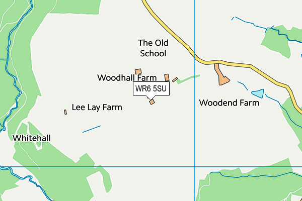 WR6 5SU map - OS VectorMap District (Ordnance Survey) WR6 5SU map - OS VectorMap District (Ordnance Survey)