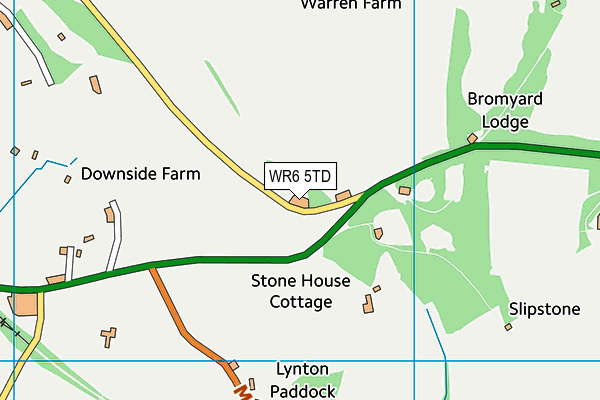 WR6 5TD map - OS VectorMap District (Ordnance Survey) WR6 5TD map - OS VectorMap District (Ordnance Survey)