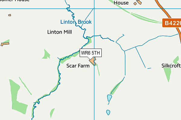 WR6 5TH map - OS VectorMap District (Ordnance Survey) WR6 5TH map - OS VectorMap District (Ordnance Survey)