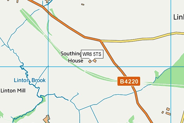 WR6 5TS map - OS VectorMap District (Ordnance Survey)