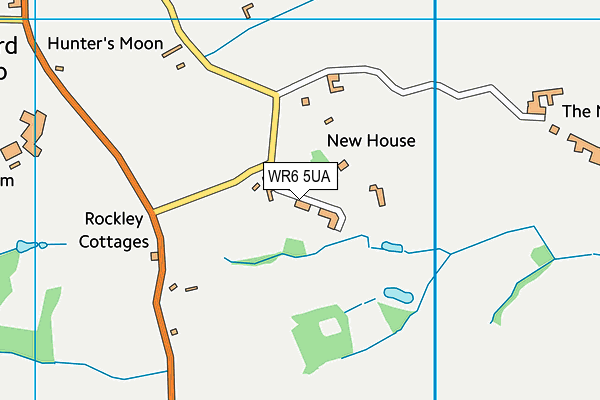 WR6 5UA map - OS VectorMap District (Ordnance Survey) WR6 5UA map - OS VectorMap District (Ordnance Survey)