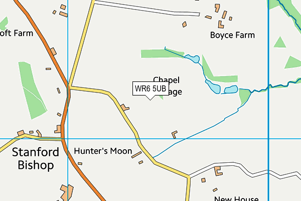 WR6 5UB map - OS VectorMap District (Ordnance Survey) WR6 5UB map - OS VectorMap District (Ordnance Survey)