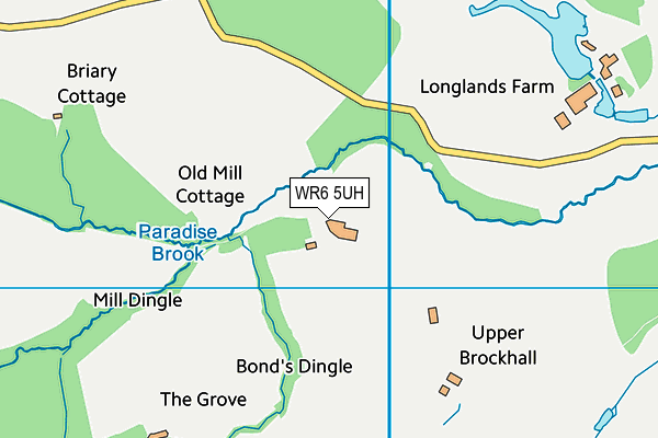 WR6 5UH map - OS VectorMap District (Ordnance Survey) WR6 5UH map - OS VectorMap District (Ordnance Survey)