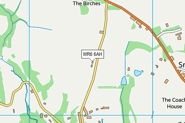 WR6 6AH map - OS VectorMap District (Ordnance Survey) WR6 6AH map - OS VectorMap District (Ordnance Survey)