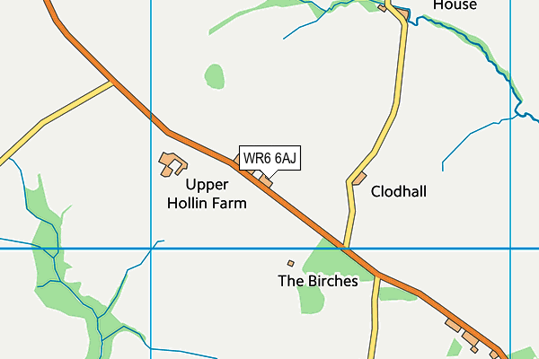WR6 6AJ map - OS VectorMap District (Ordnance Survey) WR6 6AJ map - OS VectorMap District (Ordnance Survey)