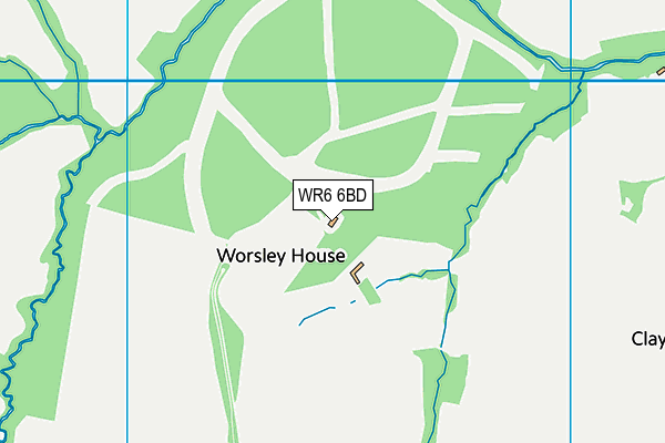 WR6 6BD map - OS VectorMap District (Ordnance Survey) WR6 6BD map - OS VectorMap District (Ordnance Survey)
