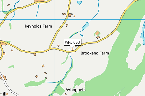 WR6 6BU map - OS VectorMap District (Ordnance Survey) WR6 6BU map - OS VectorMap District (Ordnance Survey)