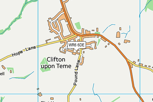 WR6 6DE map - OS VectorMap District (Ordnance Survey) WR6 6DE map - OS VectorMap District (Ordnance Survey)