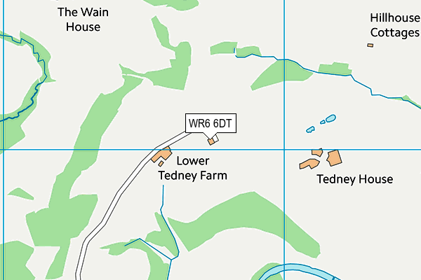 WR6 6DT map - OS VectorMap District (Ordnance Survey) WR6 6DT map - OS VectorMap District (Ordnance Survey)