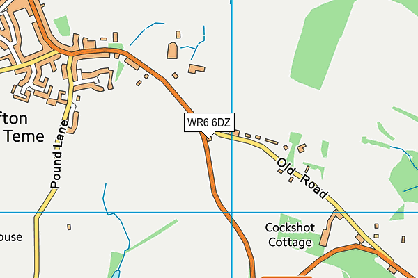 WR6 6DZ map - OS VectorMap District (Ordnance Survey) WR6 6DZ map - OS VectorMap District (Ordnance Survey)