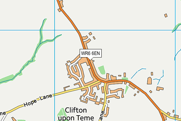 WR6 6EN map - OS VectorMap District (Ordnance Survey) WR6 6EN map - OS VectorMap District (Ordnance Survey)