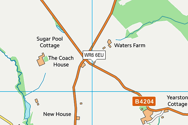 WR6 6EU map - OS VectorMap District (Ordnance Survey) WR6 6EU map - OS VectorMap District (Ordnance Survey)