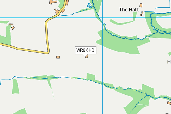 WR6 6HD map - OS VectorMap District (Ordnance Survey) WR6 6HD map - OS VectorMap District (Ordnance Survey)