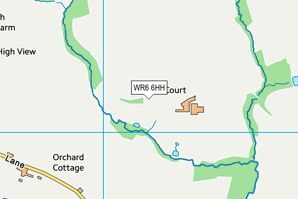 WR6 6HH map - OS VectorMap District (Ordnance Survey) WR6 6HH map - OS VectorMap District (Ordnance Survey)