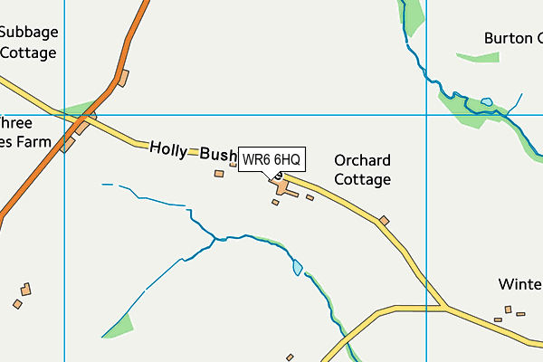 WR6 6HQ map - OS VectorMap District (Ordnance Survey) WR6 6HQ map - OS VectorMap District (Ordnance Survey)