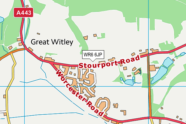 WR6 6JP map - OS VectorMap District (Ordnance Survey) WR6 6JP map - OS VectorMap District (Ordnance Survey)