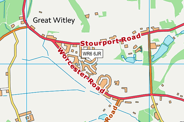 WR6 6JR map - OS VectorMap District (Ordnance Survey) WR6 6JR map - OS VectorMap District (Ordnance Survey)