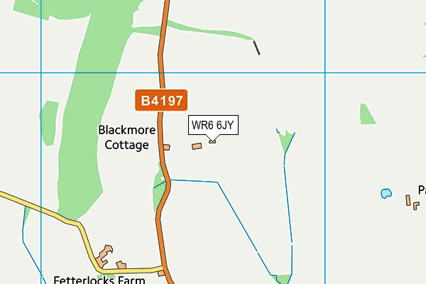 WR6 6JY map - OS VectorMap District (Ordnance Survey) WR6 6JY map - OS VectorMap District (Ordnance Survey)