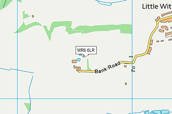 WR6 6LR map - OS VectorMap District (Ordnance Survey)