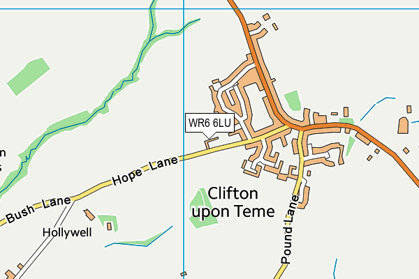 WR6 6LU map - OS VectorMap District (Ordnance Survey) WR6 6LU map - OS VectorMap District (Ordnance Survey)