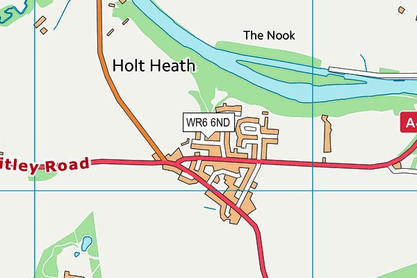 WR6 6ND map - OS VectorMap District (Ordnance Survey) WR6 6ND map - OS VectorMap District (Ordnance Survey)