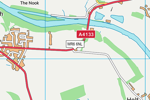 WR6 6NL map - OS VectorMap District (Ordnance Survey) WR6 6NL map - OS VectorMap District (Ordnance Survey)