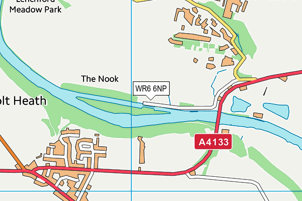 WR6 6NP map - OS VectorMap District (Ordnance Survey) WR6 6NP map - OS VectorMap District (Ordnance Survey)