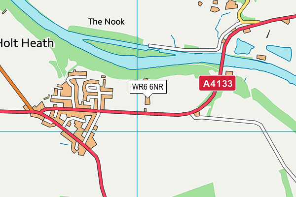 WR6 6NR map - OS VectorMap District (Ordnance Survey) WR6 6NR map - OS VectorMap District (Ordnance Survey)