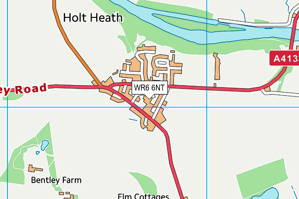 WR6 6NT map - OS VectorMap District (Ordnance Survey) WR6 6NT map - OS VectorMap District (Ordnance Survey)