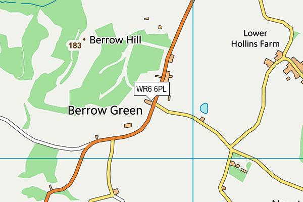 WR6 6PL map - OS VectorMap District (Ordnance Survey) WR6 6PL map - OS VectorMap District (Ordnance Survey)