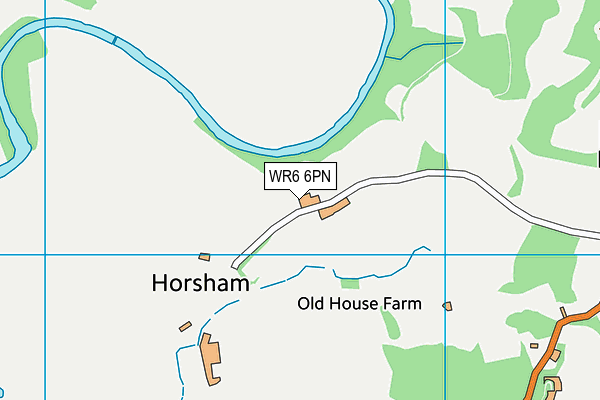 WR6 6PN map - OS VectorMap District (Ordnance Survey) WR6 6PN map - OS VectorMap District (Ordnance Survey)