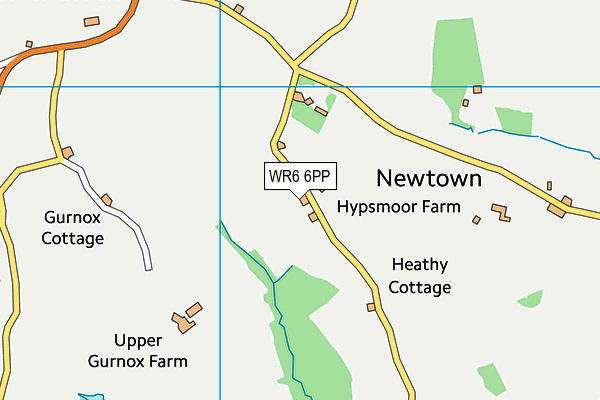 WR6 6PP map - OS VectorMap District (Ordnance Survey) WR6 6PP map - OS VectorMap District (Ordnance Survey)