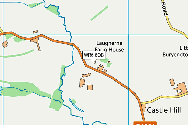 WR6 6QB map - OS VectorMap District (Ordnance Survey) WR6 6QB map - OS VectorMap District (Ordnance Survey)