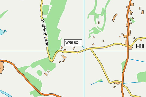 WR6 6QL map - OS VectorMap District (Ordnance Survey) WR6 6QL map - OS VectorMap District (Ordnance Survey)