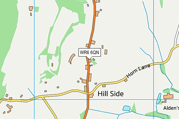 WR6 6QN map - OS VectorMap District (Ordnance Survey) WR6 6QN map - OS VectorMap District (Ordnance Survey)