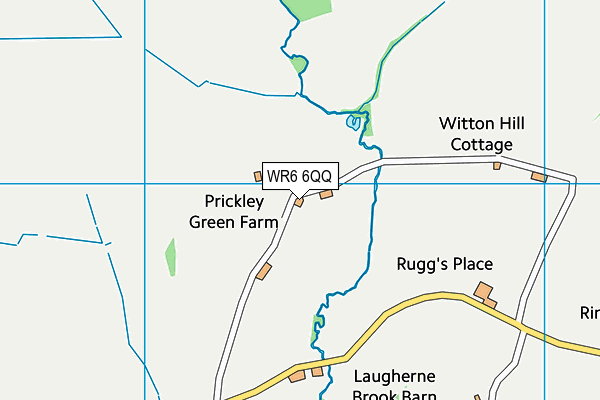 WR6 6QQ map - OS VectorMap District (Ordnance Survey)