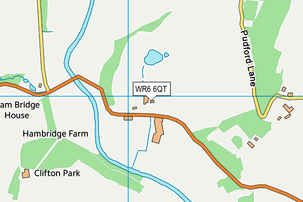 WR6 6QT map - OS VectorMap District (Ordnance Survey) WR6 6QT map - OS VectorMap District (Ordnance Survey)