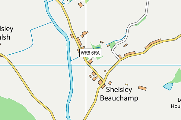 WR6 6RA map - OS VectorMap District (Ordnance Survey) WR6 6RA map - OS VectorMap District (Ordnance Survey)