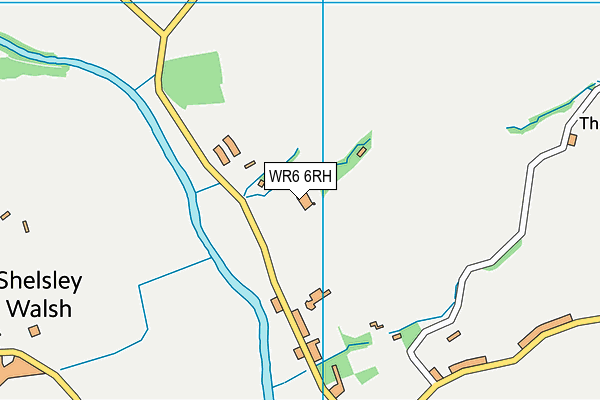 WR6 6RH map - OS VectorMap District (Ordnance Survey) WR6 6RH map - OS VectorMap District (Ordnance Survey)