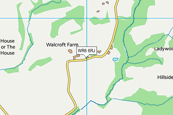 WR6 6RJ map - OS VectorMap District (Ordnance Survey) WR6 6RJ map - OS VectorMap District (Ordnance Survey)