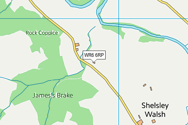 WR6 6RP map - OS VectorMap District (Ordnance Survey) WR6 6RP map - OS VectorMap District (Ordnance Survey)