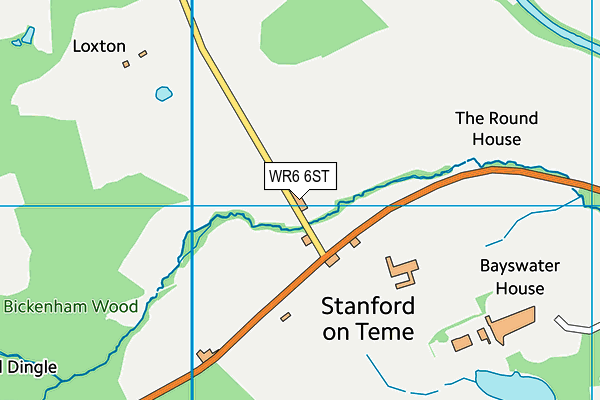 WR6 6ST map - OS VectorMap District (Ordnance Survey) WR6 6ST map - OS VectorMap District (Ordnance Survey)