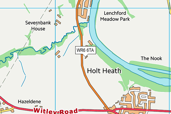 WR6 6TA map - OS VectorMap District (Ordnance Survey) WR6 6TA map - OS VectorMap District (Ordnance Survey)