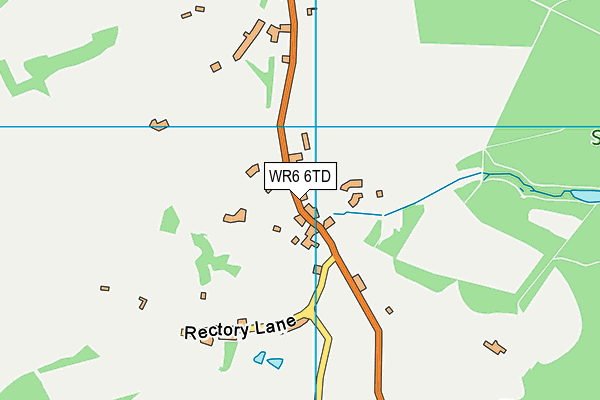 WR6 6TD map - OS VectorMap District (Ordnance Survey) WR6 6TD map - OS VectorMap District (Ordnance Survey)