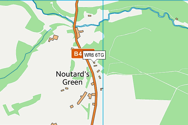 WR6 6TG map - OS VectorMap District (Ordnance Survey) WR6 6TG map - OS VectorMap District (Ordnance Survey)