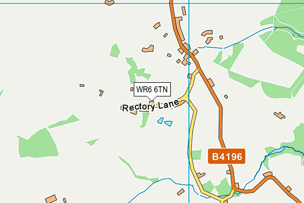 WR6 6TN map - OS VectorMap District (Ordnance Survey) WR6 6TN map - OS VectorMap District (Ordnance Survey)
