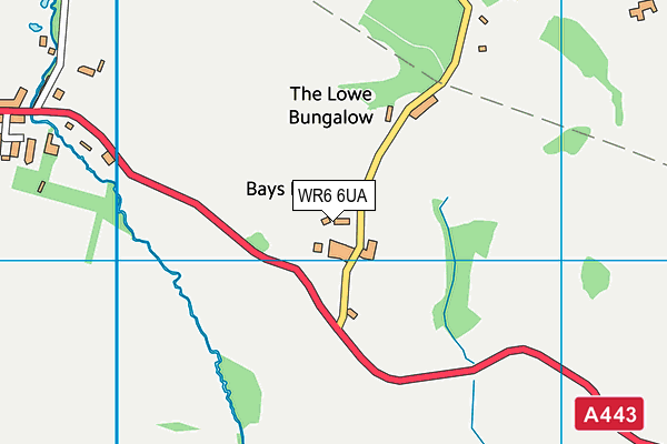 WR6 6UA map - OS VectorMap District (Ordnance Survey)