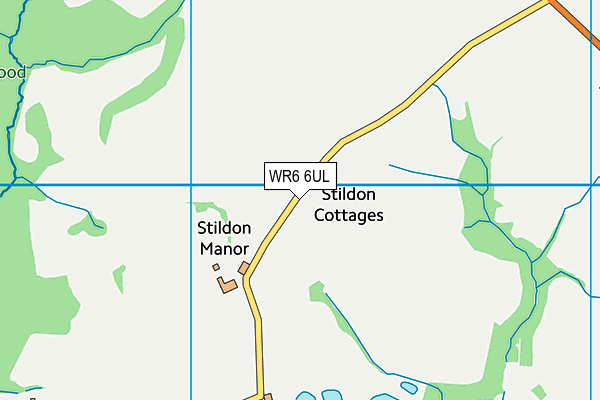 WR6 6UL map - OS VectorMap District (Ordnance Survey) WR6 6UL map - OS VectorMap District (Ordnance Survey)