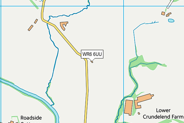 WR6 6UU map - OS VectorMap District (Ordnance Survey) WR6 6UU map - OS VectorMap District (Ordnance Survey)