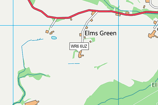 WR6 6UZ map - OS VectorMap District (Ordnance Survey) WR6 6UZ map - OS VectorMap District (Ordnance Survey)